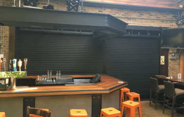 Bar Area Special Black Shutters