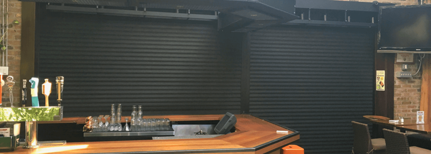 Bar Area Special Black Shutters